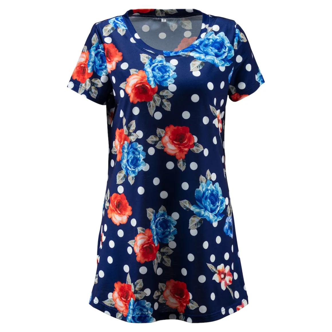 Leggings-Shirt „Rosen/Punkte“