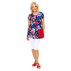 Leggings-Shirt „Rosen/Punkte“