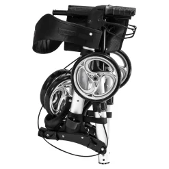 Leichtgewicht-Rollator Premium, Aluminium AT51006 + Transporttasche mit Rollen