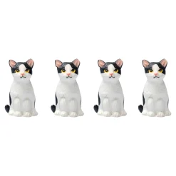 Ludo-Brettspiel „Katzenärger“, Holzspielbrett, 16 Spielfiguren + Würfel