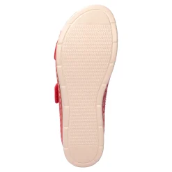 Massage-Klettpantolette „Michaela“ rot