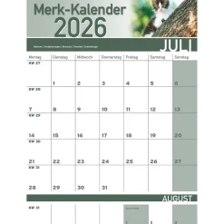 Merkkalender 2026 „Katzenbabies“