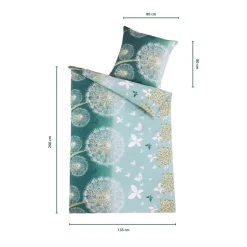Mikrofaser Bettwäsche High Class, 2-teilig, 135x200 cm Dendelion