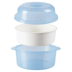 Mikrowellen-Kartoffelgarer "Maxi", 3-teilig blau