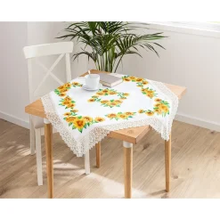 Mitteldecke "Sonnenblume", 85x85 cm