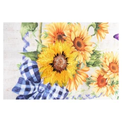 Mitteldecke „Sonnenblume“, 85x85 cm