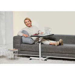 Mobiler Beistelltisch weiß