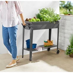Mobiles Hochbeet mit Griff