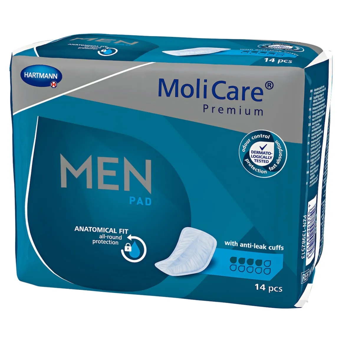 MoliCare Premium MEN PAD, 14 Stück Saugleistung 540 ml