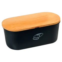 Motiv-Brotbox schwarz