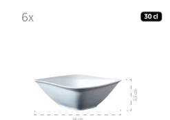 Müslischalen 14 cm, Porzellan LA MUSICA