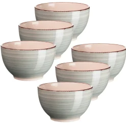Müslischalen-Set, Steingut LUMACA Grau