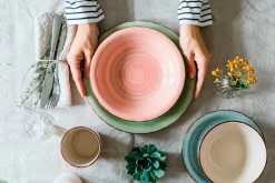 Müslischalen-Set, Steingut LUMACA Beige