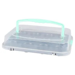 Muffin-Backblech mit Transporthaube