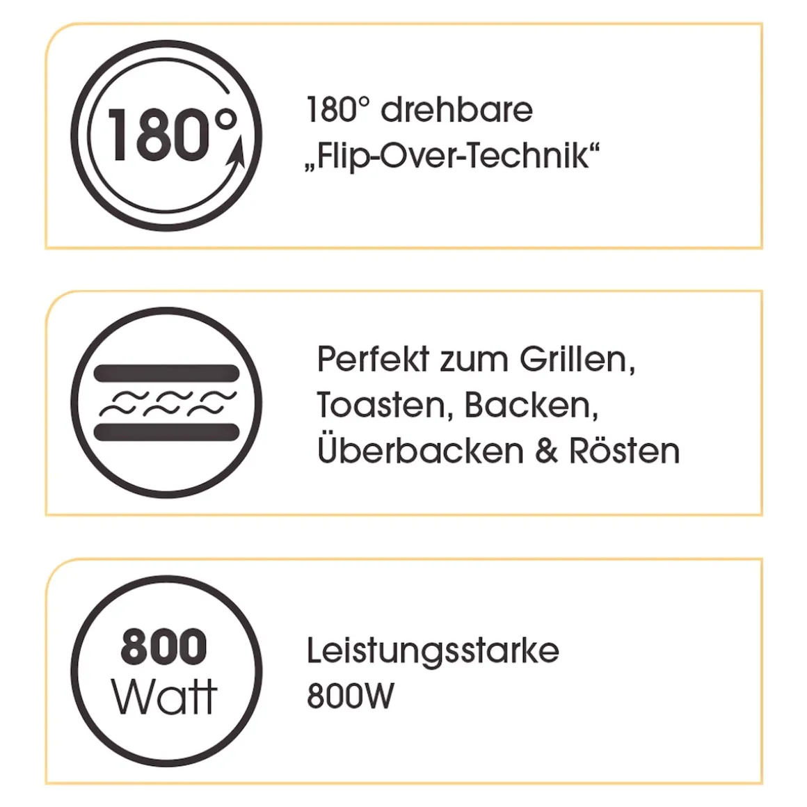 Multifunktionsgrill "Livington FlipSwitch"
