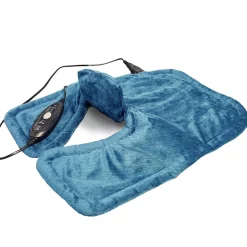 Nacken/Rücken Wärmekissen, Extra lang Blau