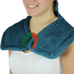 Nacken/Rücken Wärmekissen, Extra lang Blau