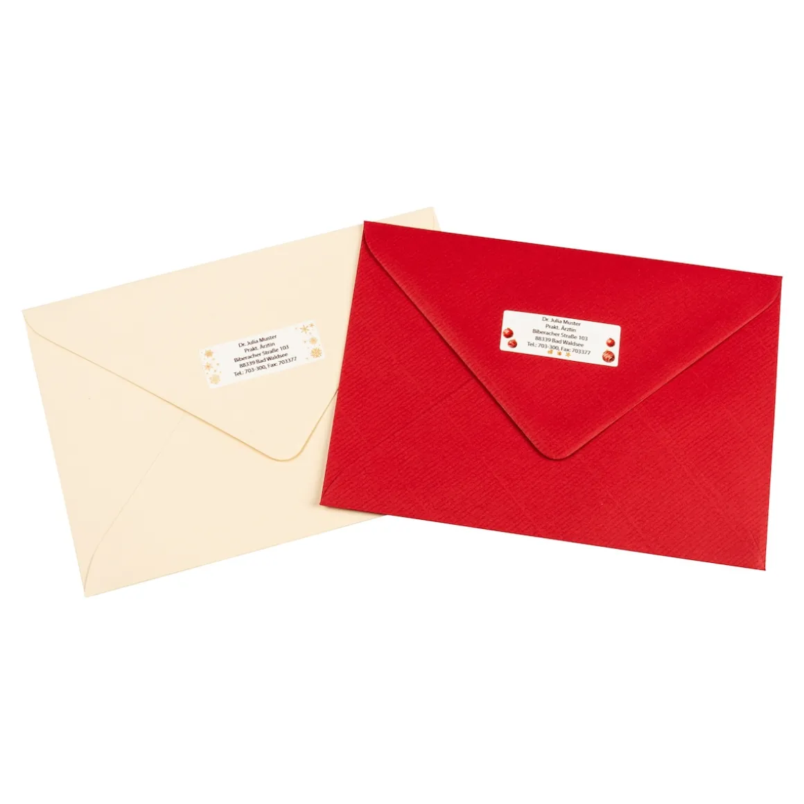 Namensaufkleber "Kuglen", 300 Stück Sterne