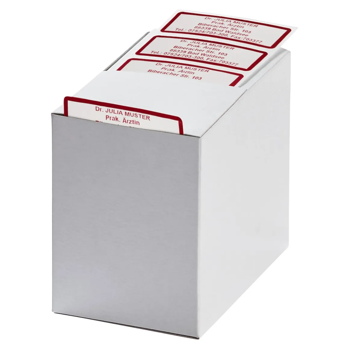 Namensaufkleber "Schrifttyp A" rot