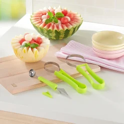 Obst-Dekorier-Set, 3-teilig