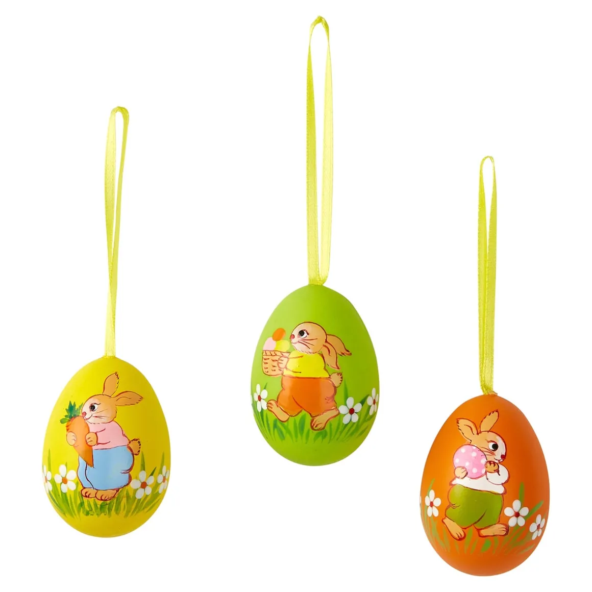 Ostereier "Hasenbande", 6 Stück