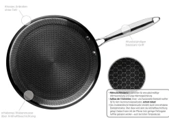 Palatschinkenpfanne, Edelstahl Hestia 1 x Pfanne