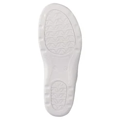 Pantolette mit Leder für Damen weiß