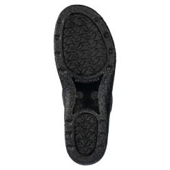 Pantolette mit Leder für Damen blau