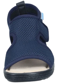 Pantoletten blau