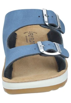 Pantoletten blau