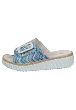 Pantoletten blau