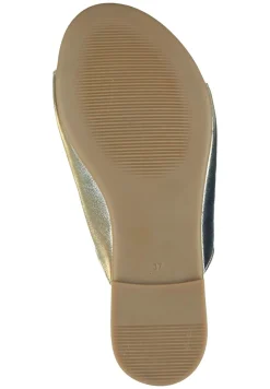 Pantoletten gold