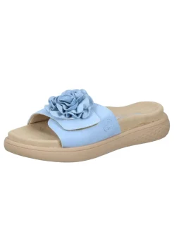 Pantoletten hellblau