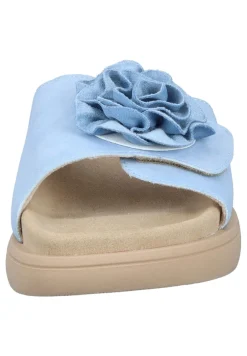 Pantoletten hellblau