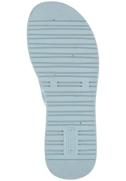 Pantoletten hellblau