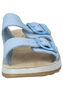 Pantoletten hellblau