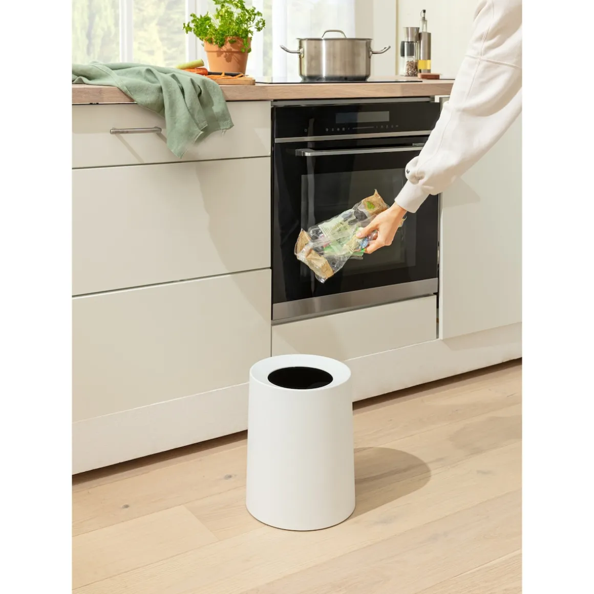 Papierkorb „Oslo“, 8 l weiß