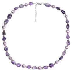 Perlen-Halskette "Amethyst"