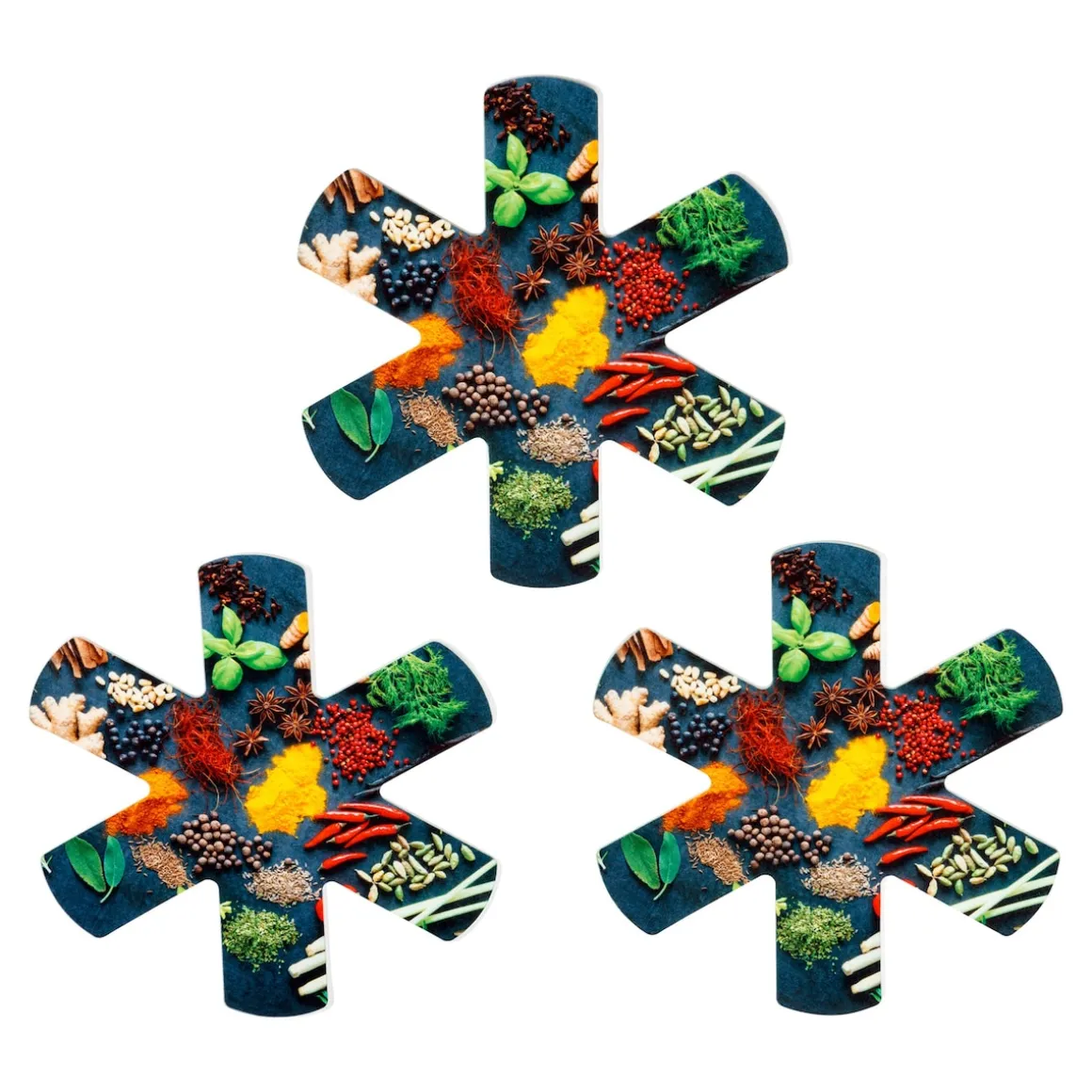 Pfannenschoner „Gewürze“, 3 Stück