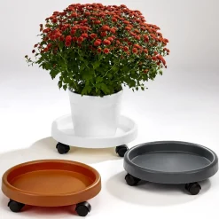 Pflanzenroller terrakotta