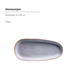 Plattenset, Steinzeug Elea Flieder