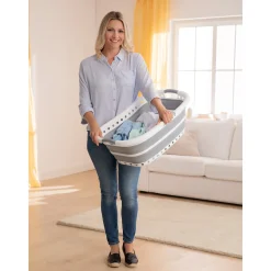 Platzspar-Wäschekorb 