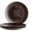 Platzteller-Set, Keramik Metallic Bronze