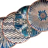 Platzteller-Set, Steinzeug Iberico Blue 4 x Platzteller
