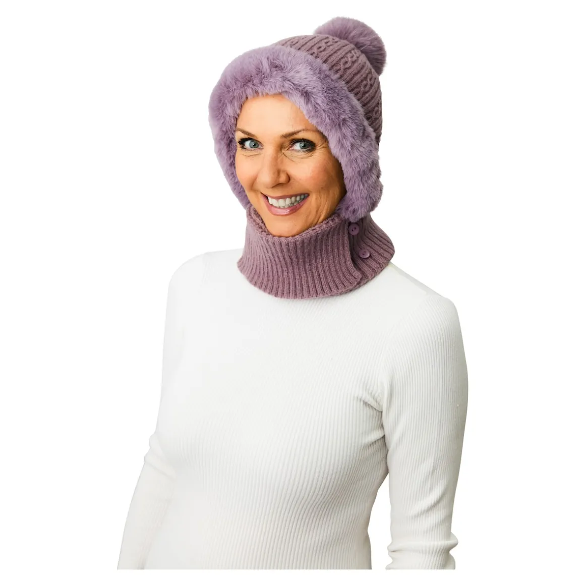 Polar-Schalmütze „Violetta“