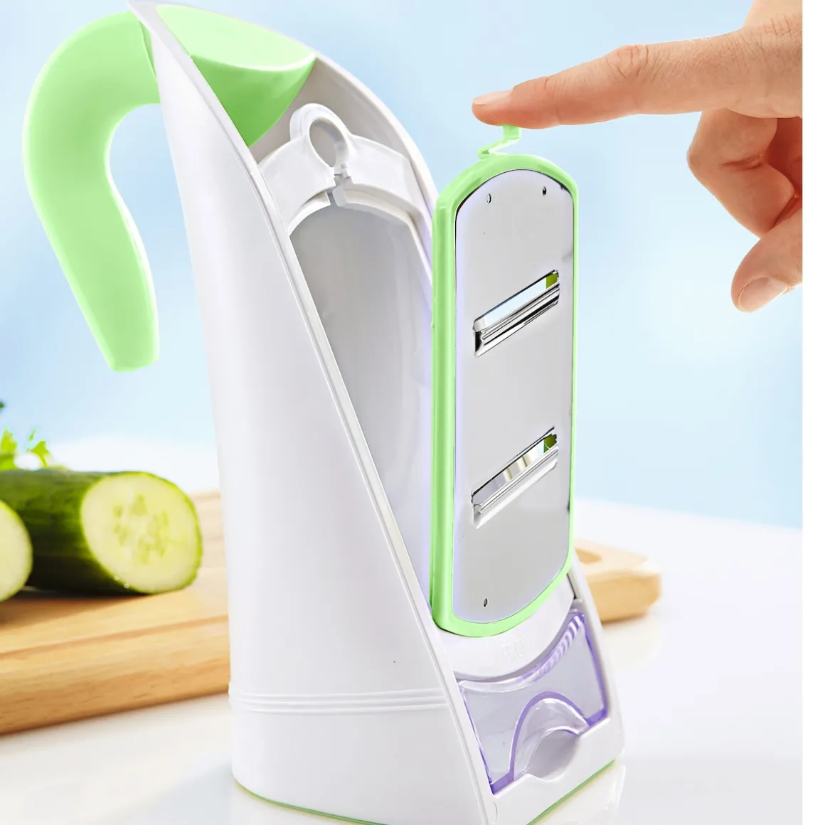 Profi-Reibe mit Auffangfach, 6-teilig