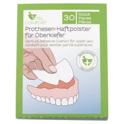 Prothesen-Haftpolster, 30 Stück Oberkiefer