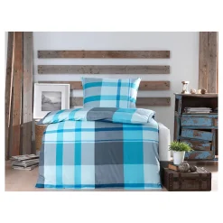 Renforcé-Bettwäsche, 2-teilig, 135x200 cm Josef-petrol