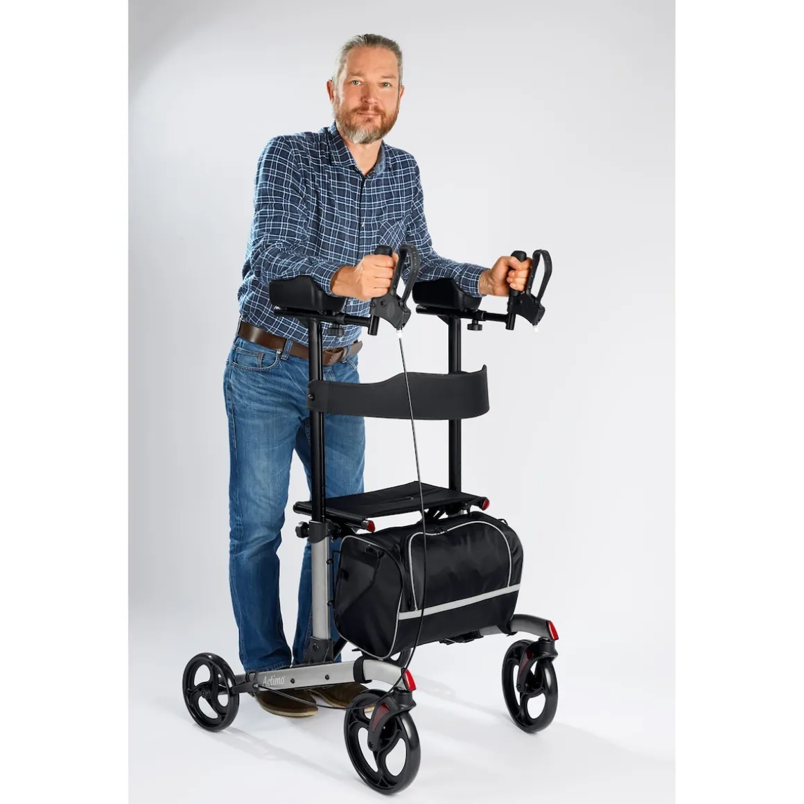 Rollator mit Arthritisauflage, faltbar