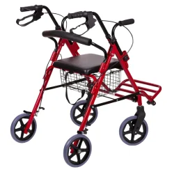 Rollator mit Fußstütze und Korb - AT51018